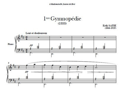 Erik Satie Gymnopédie No.1 & No.2 & No.3