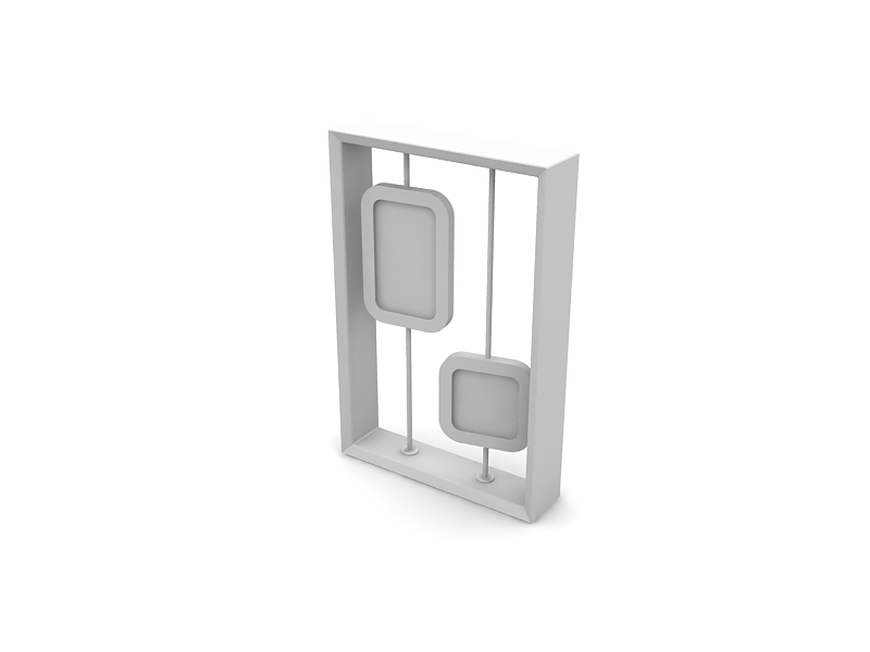 دانلود آبجکت تری‌دی‌مکس تابلو مدل Frame-3