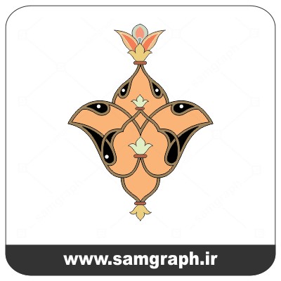 وکتور اسلیمی کادر و حاشیه 14 – Eslimi vector