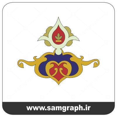 وکتور اسلیمی کادر و حاشیه 3- Eslimi vector