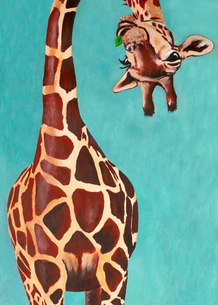 Coco de Paris - Upside Down Giraffe تابلو