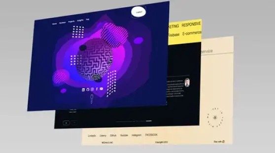 Build a Modern/Creative portfolio html css js three js 2022 | آموزش ساخت سایت های 3 بعدی با three.js