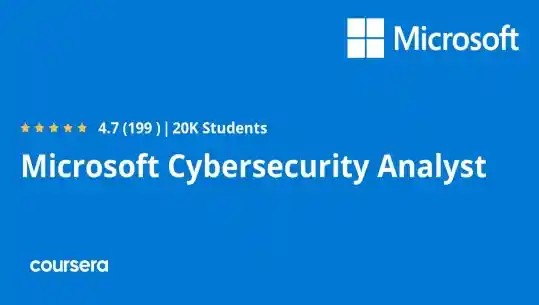 Microsoft Cybersecurity Analyst Professional Certificate | دوره صفر تا صد تبدیل به یک متخصص امنیت سایبری از مایکروسافت از سری Coursera