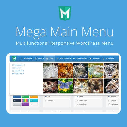 افزونه مگامنوی اصلی وردپرس | Main Mega Menu