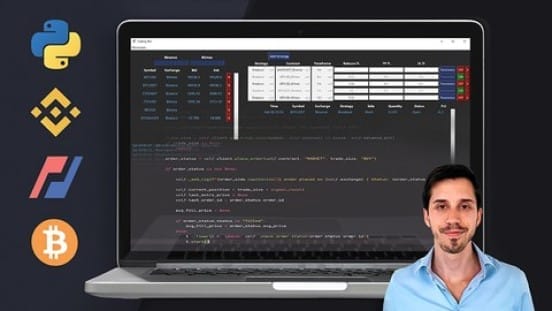 ساخت بات ترید رمزارز ها با پایتون برای بایننس | Cryptocurrency Trading Bot with a User Interface in Python