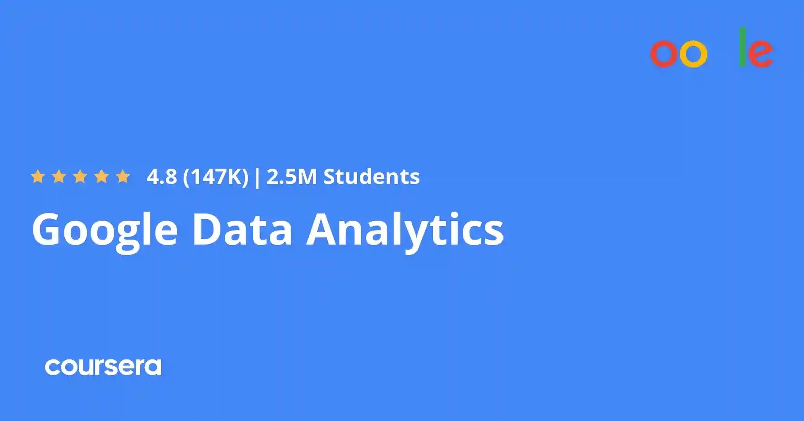 Google Data Analytics Professional Certificate | آموزش تجزیه و تحلیل داده از گوگل از سری Coursera