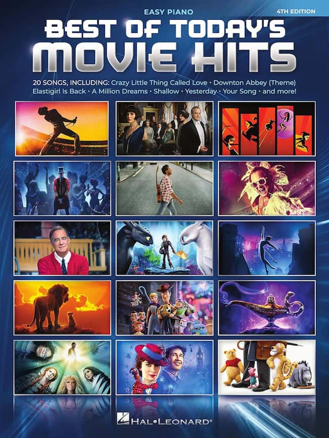 Best of Today’s Movie Hits Easy Piano Songbook
