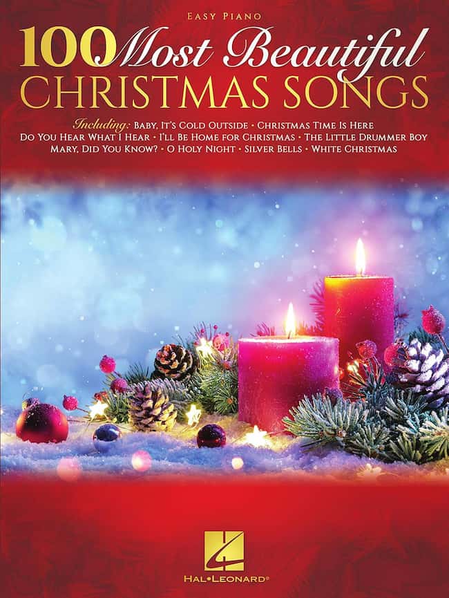 100Most Beautiful Christmas Songs Easy Piano Songbook