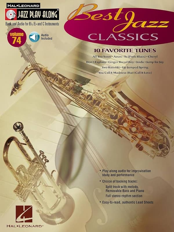 Jazz Playalong Vol 74 – Best Jazz Classics For Alto And Tenor