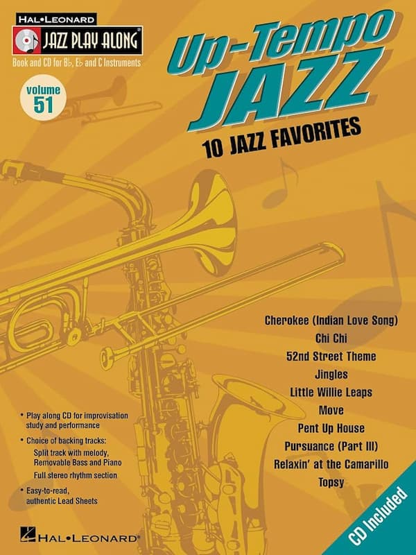 Jazz Playalong Vol 51 – Up-Tempo Jazz For Alto And Tenor