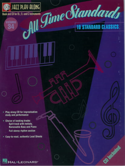 Jazz Playalong Vol 34 – All Time Standards For Alto And Tenor
