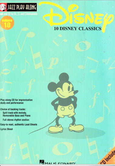 Jazz Playalong Vol 10 – Disney For Alto And Tenor