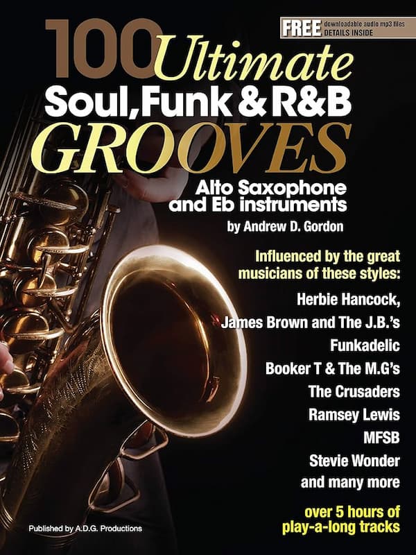 دانلود کتاب 100 Ultimate Soul, Funk and R&B Grooves از Hemethod | آموزش ۱۰۰ گام ریتمیک برای ساکسوفون آلتو و سازهای Eb