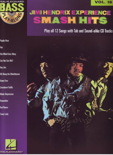Bass PlayAlong Vol 10 – Jimi Hendrix
