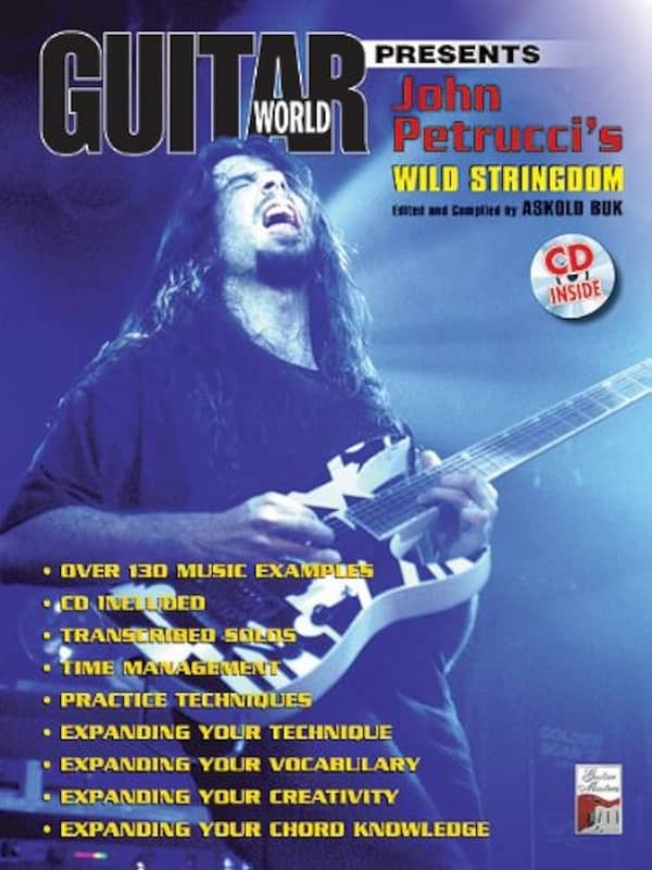 دانلود کتاب John Petrucci’s Wild Stringdom از Hemethod | آموزش تکنیک‌های پیشرفته گیتار با اسطوره‌ی Dream Theater