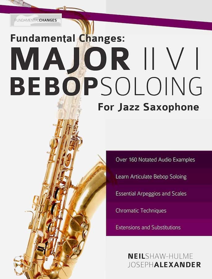 دانلود کتاب Major ii V I Bebop Soloing for Jazz Saxophone از Hemethod | آموزش بداهه‌نوازی جَز با متد Neil Shaw-Hulme