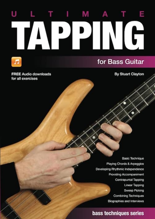دانلود کتاب Ultimate Tapping for Bass Guitar از Hemethod | آموزش Tapping Bass از پایه تا تکنیک‌های پیشرفته