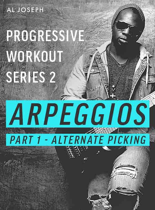 Progressive Workout Series 2 – Arpeggios – Part 1 – Alternate Picking