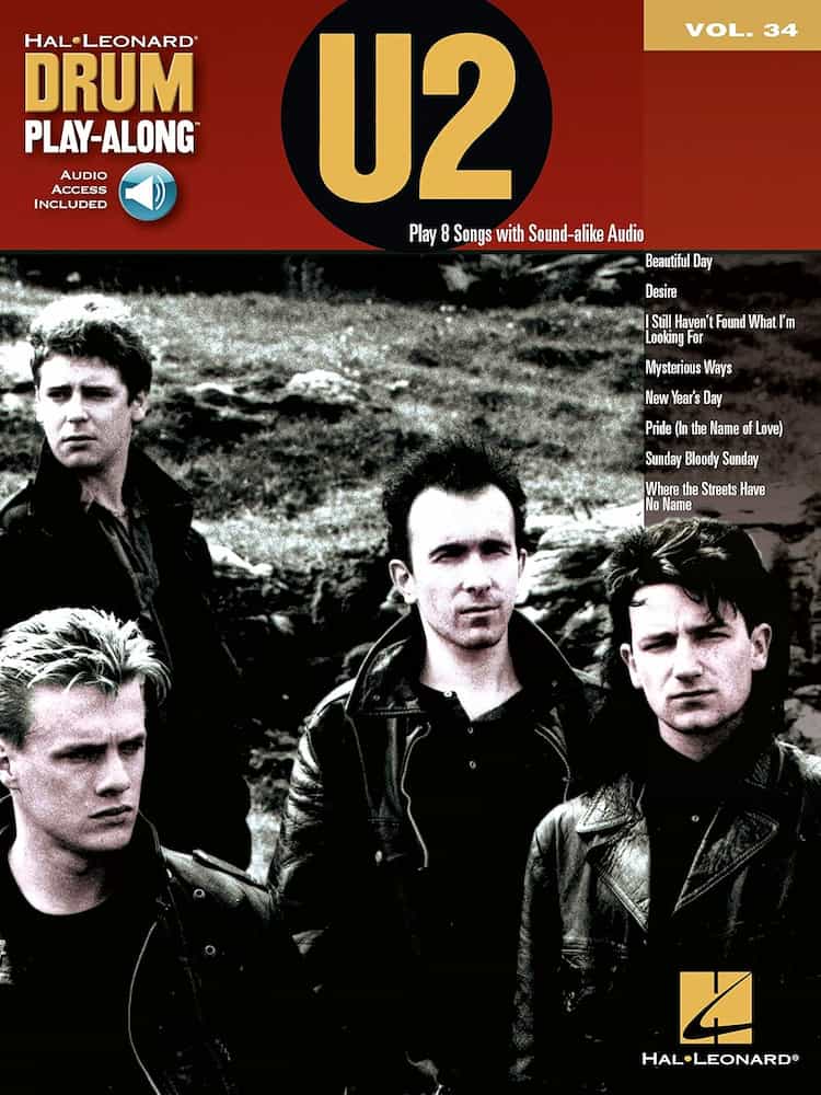 U2 – Drum PlayAlong Vol 34