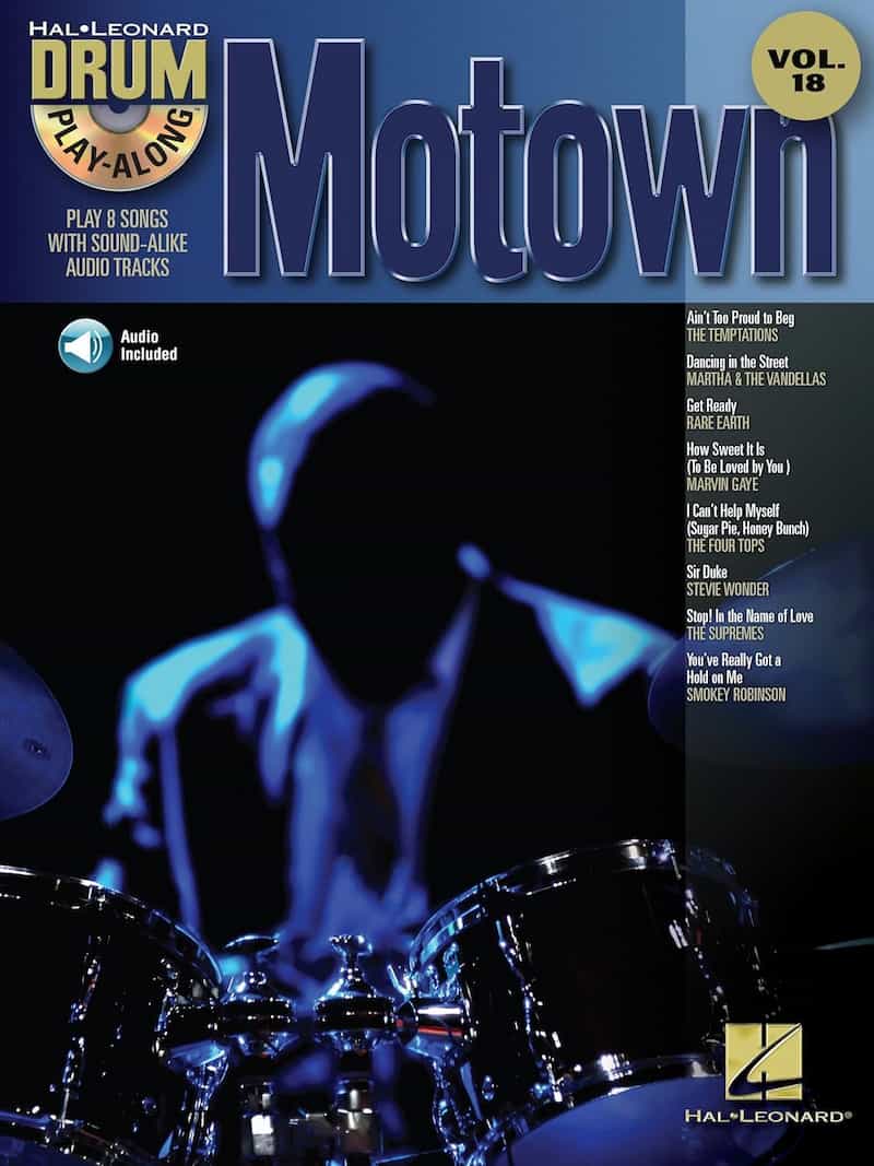 دانلود Ebook Motown – Drum Play-Along Vol. 18 از Hemethod | تمرین درام با قطعات کلاسیک موتاون