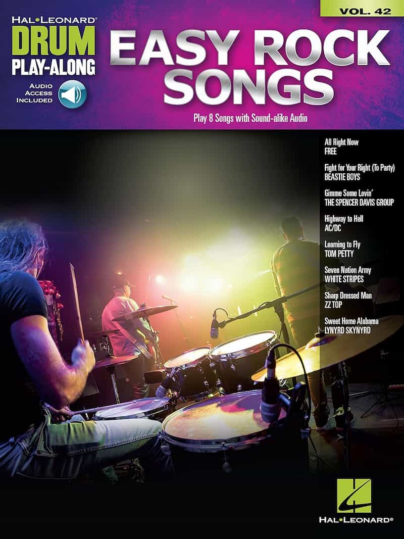 Easy Rock Songs drum playalong vol 42