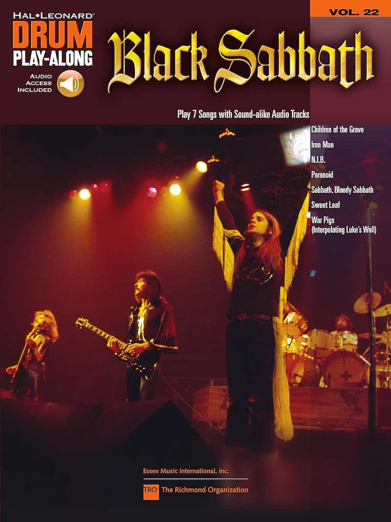 Black Sabbath Drum PlayAlong Volume 22