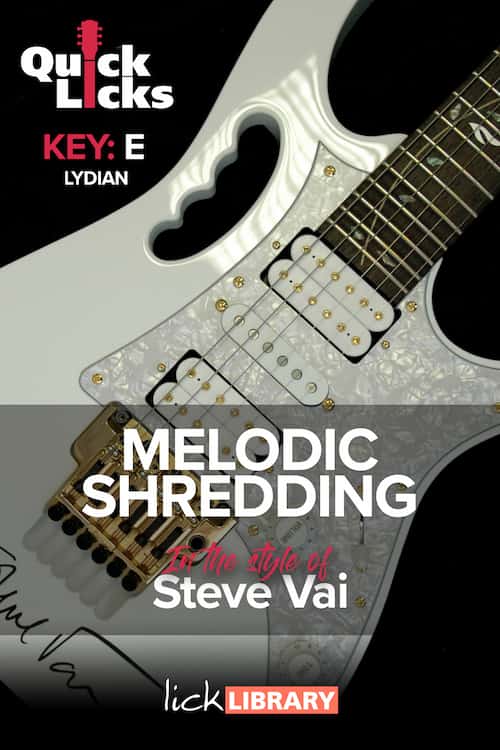 دانلود دوره Quick Licks – Steve Vai Melodic Shredding از Hemethod | آموزش لیک‌های ملودیک راک با Andy James
