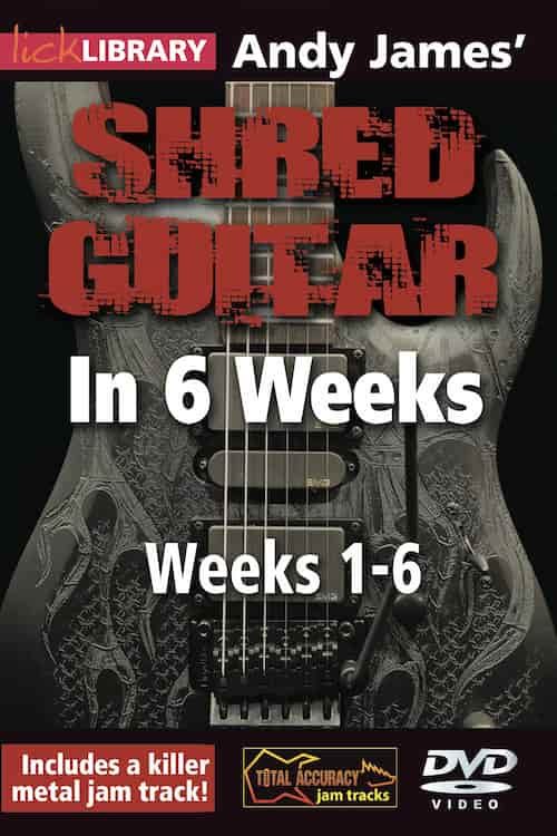 Learn Shred Guitar in 6 Weeks – Week 1-6 complete