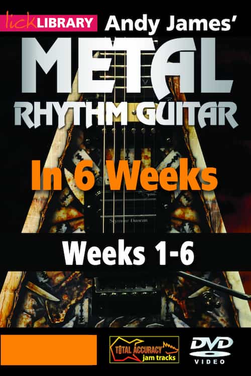 Learn Metal Rhythm Guitar in 6 Weeks – week 1-6 complete