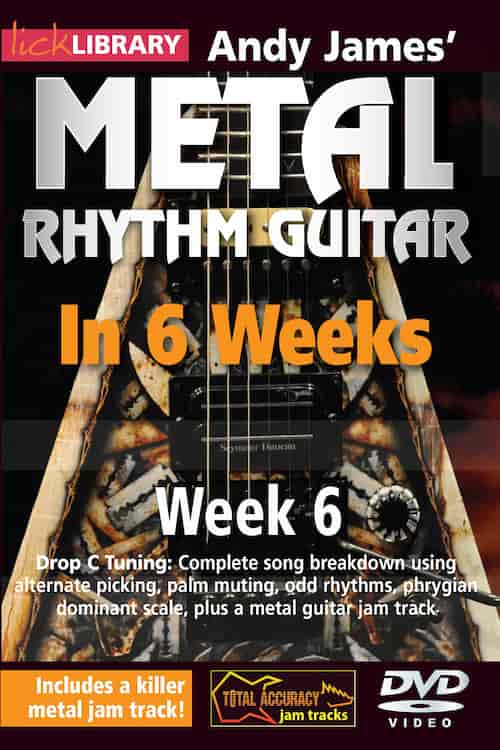 Learn Metal Rhythm Guitar in 6 Weeks – Week 6