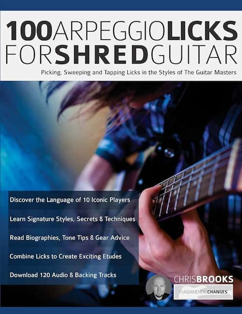 100Arpeggio Licks for Shred Guitar