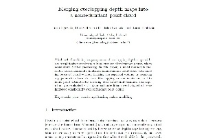 ترجمه ی مقاله ی Merging overlapping depth maps into a nonredundant point cloud