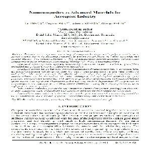 ترجمه مقاله با عنوان Nanocomposites as Advanced Materials for Aerospace Industry