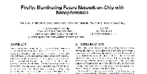 ترجمه مقاله Firefly: Illuminating Future Network-on-Chip with Nanophotonics