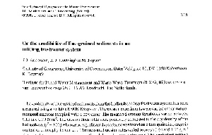 On the erodibility of fine grained sediments in an infilling freshwater system