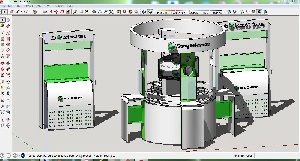 استند 3 بعدی ………. C1 ……….. شامل (تنها) فایل 3 بعدی اسکچاپی