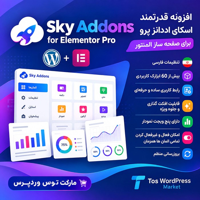 افزونه Sky Addons for Elementor Pro