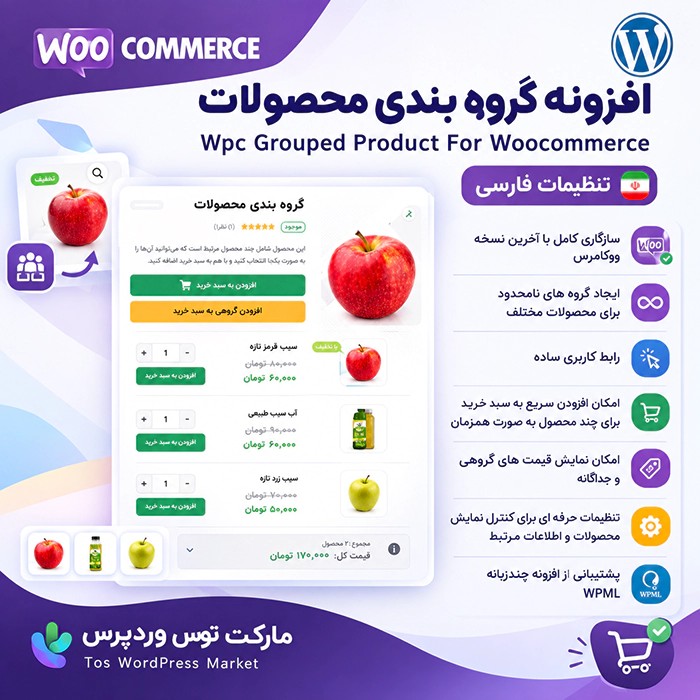 افزونه WPC Grouped Product for WooCommerce