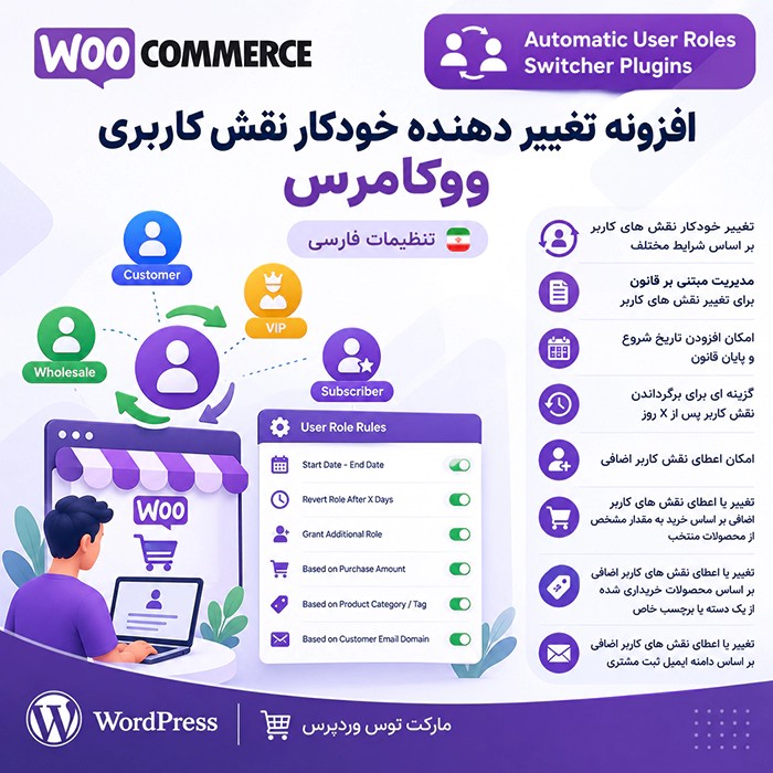 افزونه Automatic User Roles Switcher