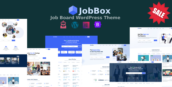 دانلود قالب JobBox WordPress