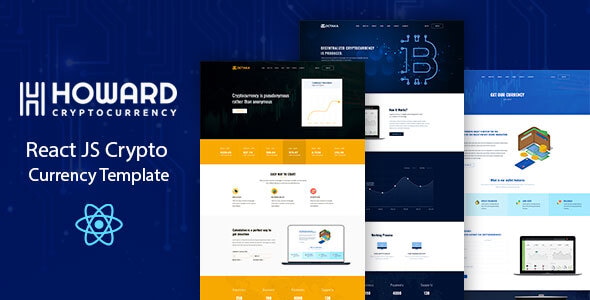 دانلود Howard – قالب React JS