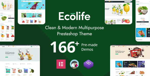 دانلود قالب Ecolife Elementor برای پرستاشاپ