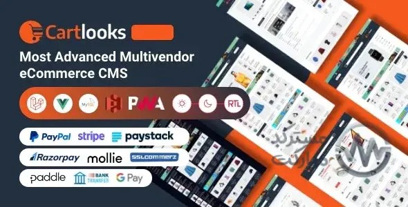 دانلود CartLooks اسکریپت لاراول و VueJS فروشگاه ساز