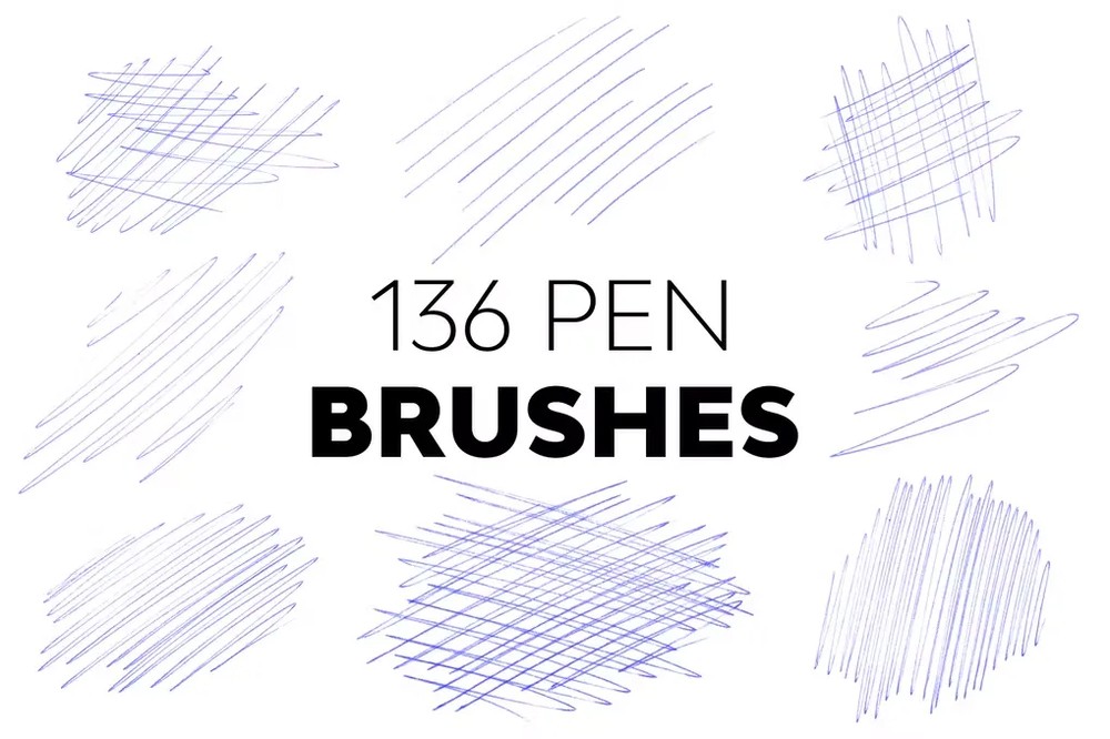 دانلود مجموعه براش خودکار Pen Brushes برای فتوشاپ