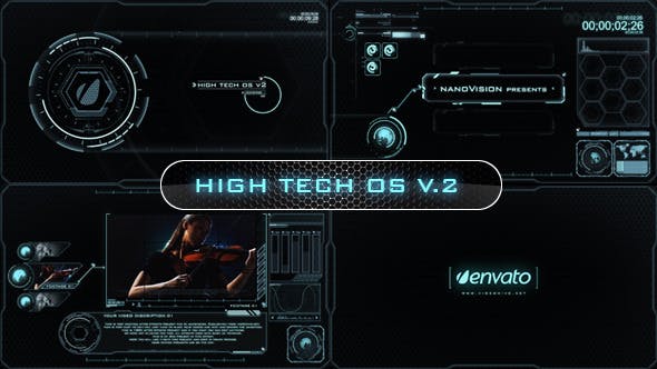 دانلود High Tech OS V.2 برای افترافکت