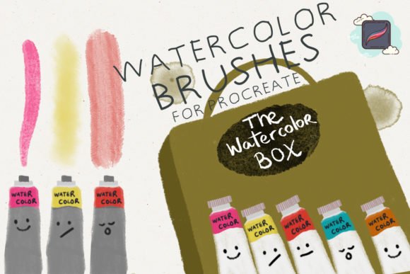 دانلود The Procreate Watercolor Box
