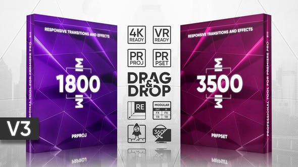 دانلود Transitions Presets Pack برای پریمیر پرو