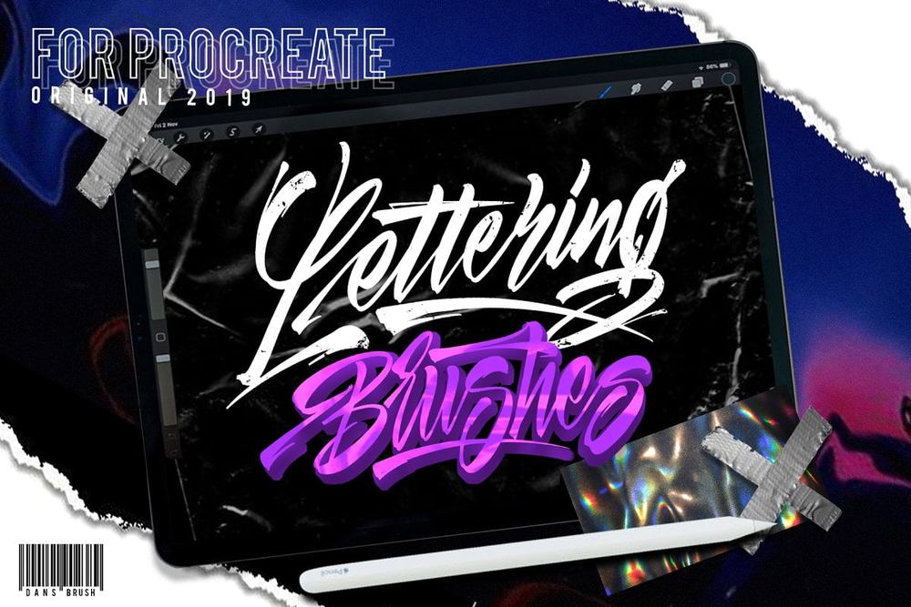 دانلود Lettering Brush For – PROCREATE