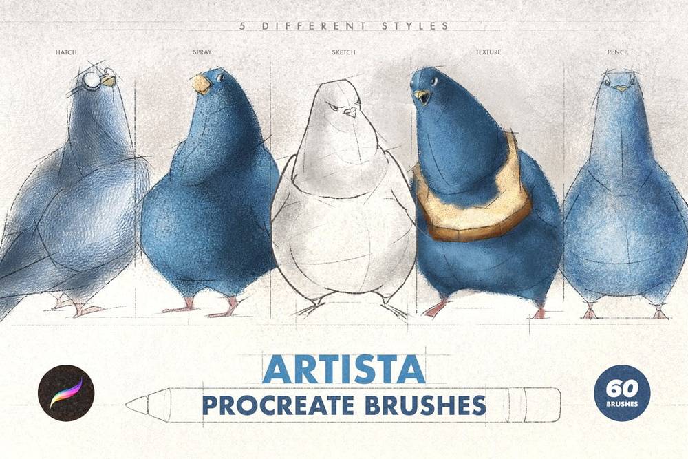دانلود Artista Procreate Brushes – براش پروکریت