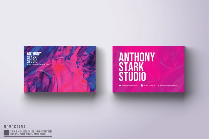 دانلود Abstract Cloud Business Card – کارت ویزیت آبستره انتزاعی